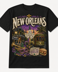 New Orleans Vibes Tee – “Laissez Les Bons Temps Rouler”