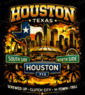 Houston Texas “Clutch City” Graphic Tee